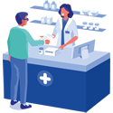 Terzo step, ritirno medicinali in farmacia